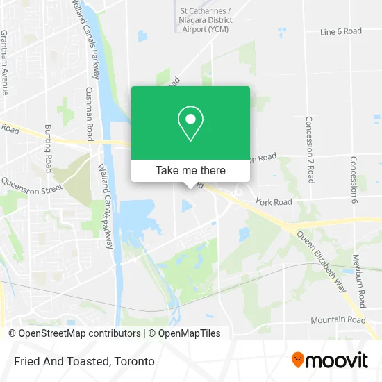 Fried And Toasted map