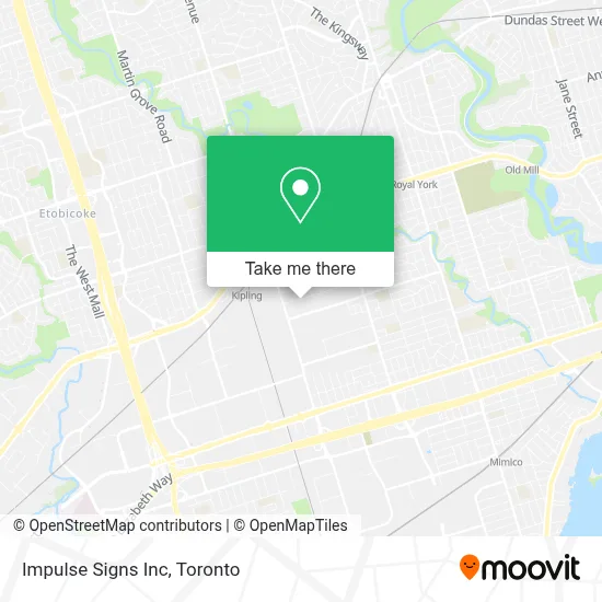 Impulse Signs Inc map