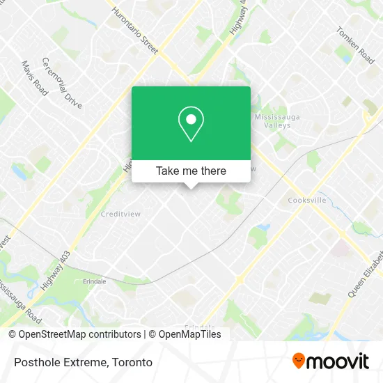 Posthole Extreme map
