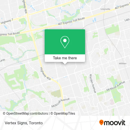 Vertex Signs map