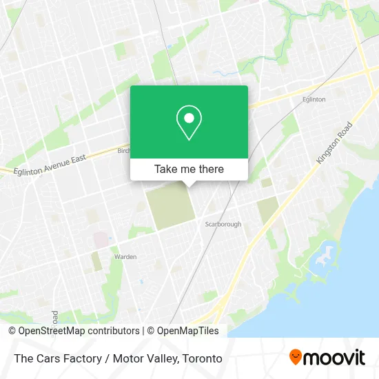 The Cars Factory / Motor Valley map