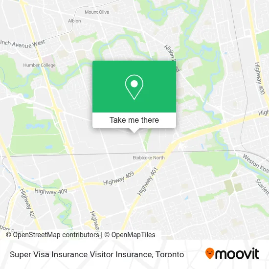 Super Visa Insurance Visitor Insurance map