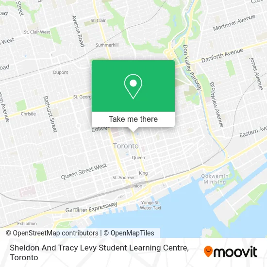 Sheldon And Tracy Levy Student Learning Centre map