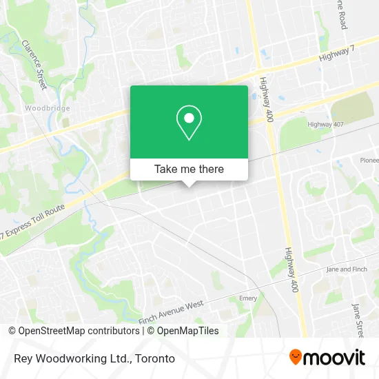 Rey Woodworking Ltd. map