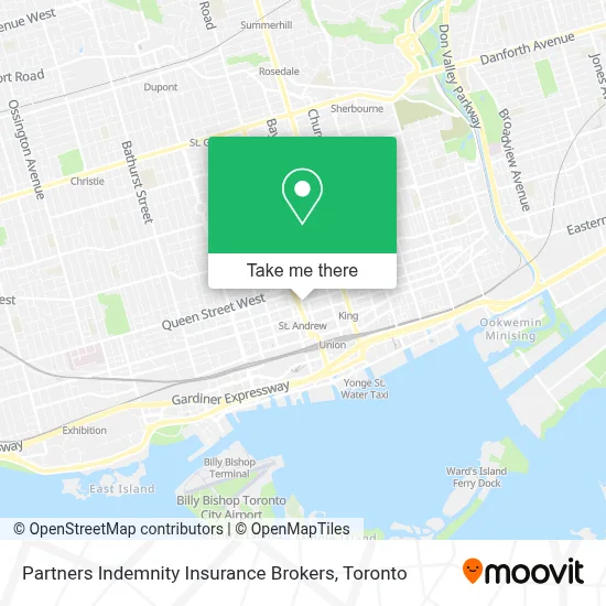 Partners Indemnity Insurance Brokers map