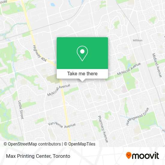Max Printing Center map