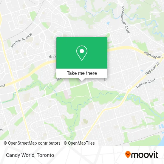 Candy World map