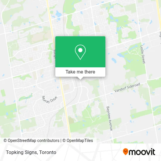 Topking Signs map