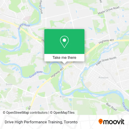 Drive High Performance Training map