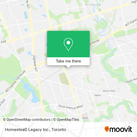 Homestea﻿D Legacy Inc. map