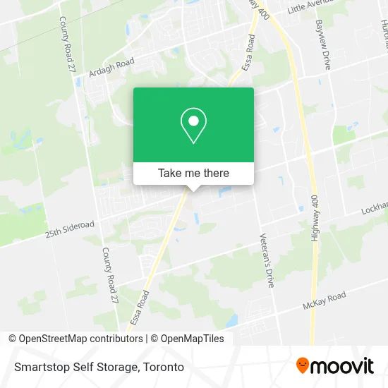 Smartstop Self Storage map