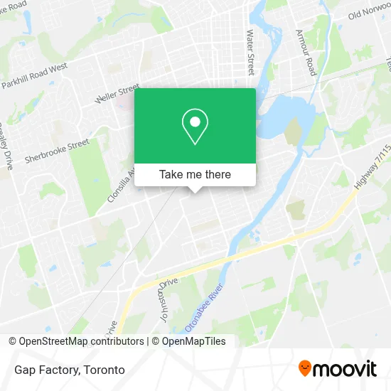 Gap Factory map