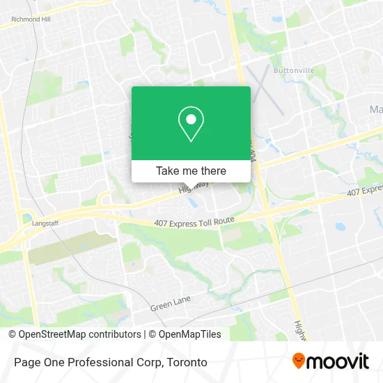 Page One Professional Corp map