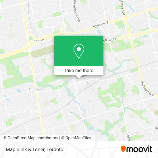 Maple Ink & Toner map