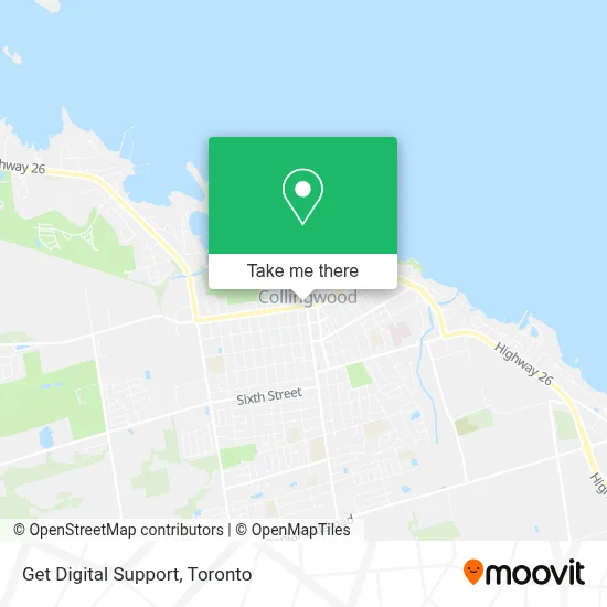 Get Digital Support map