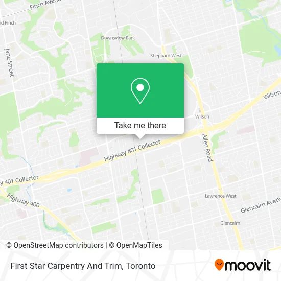 First Star Carpentry And Trim map