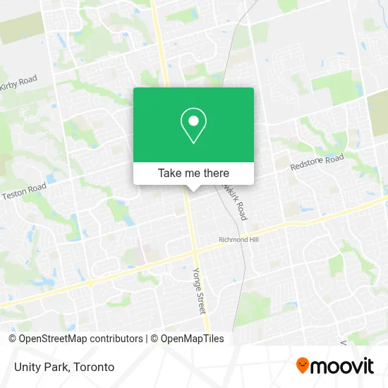 Unity Park map