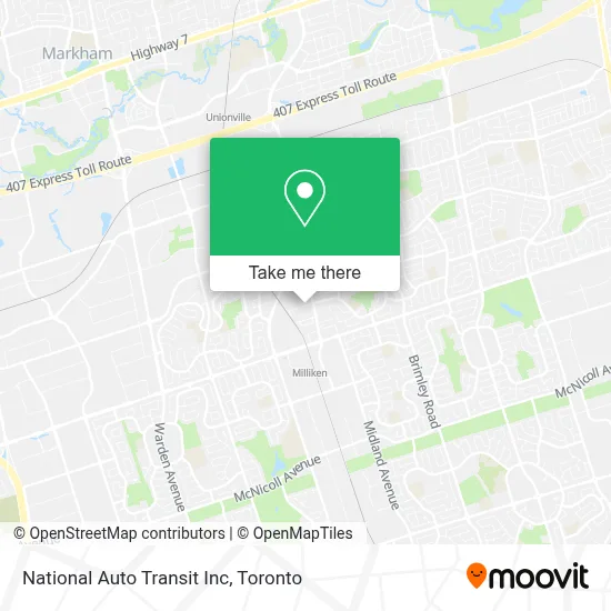 National Auto Transit Inc map