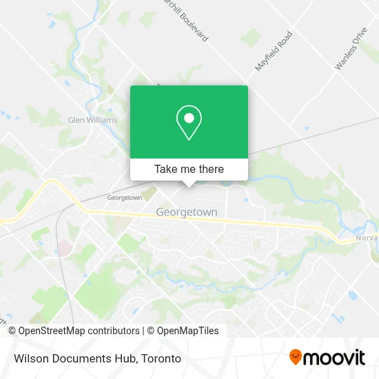 Wilson Documents Hub map