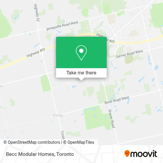 Becc Modular Homes map