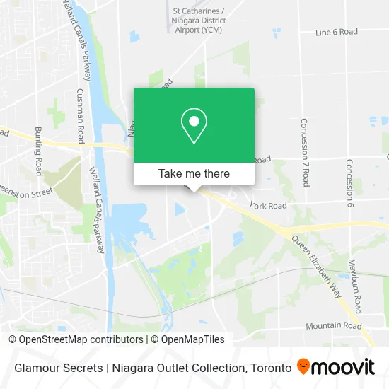 Glamour Secrets | Niagara Outlet Collection map
