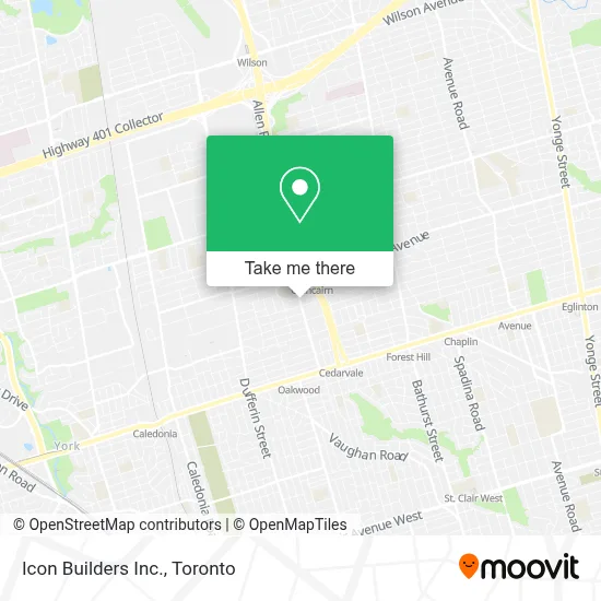 Icon Builders Inc. map