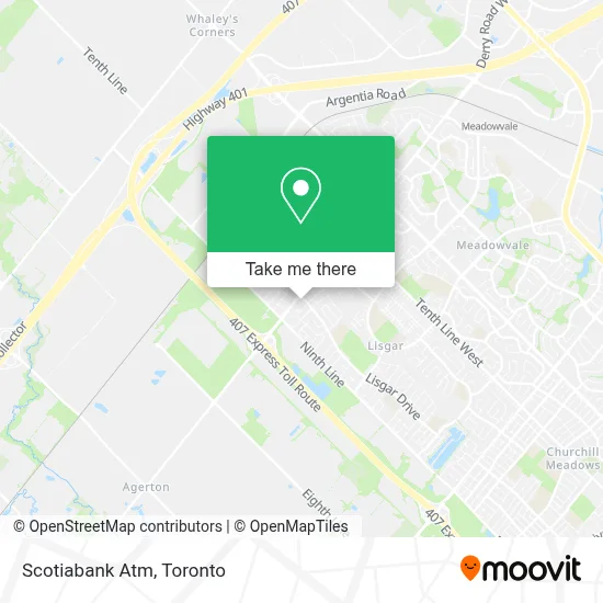 Scotiabank Atm map
