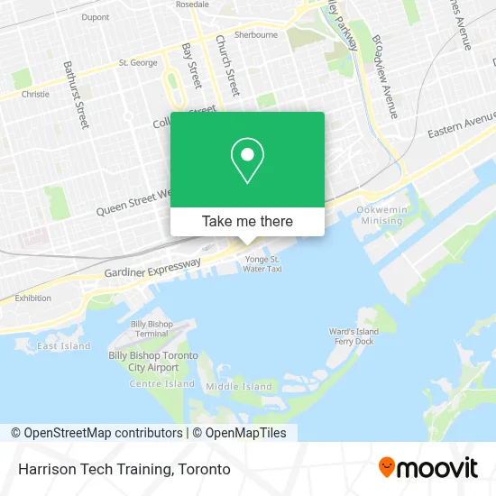 Harrison Tech Training map
