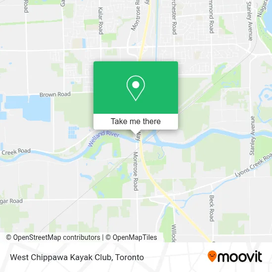 West Chippawa Kayak Club map