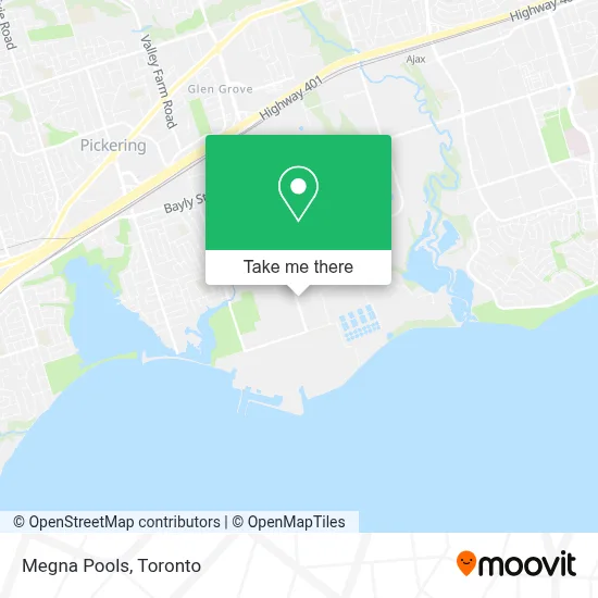 Megna Pools map