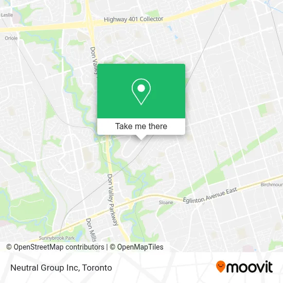 Neutral Group Inc map