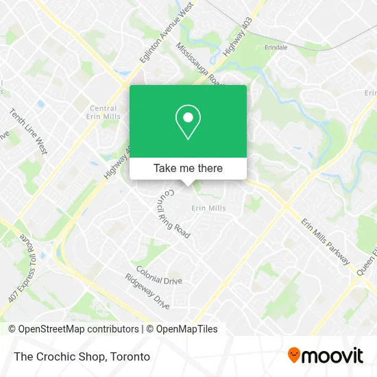 The Crochic Shop map