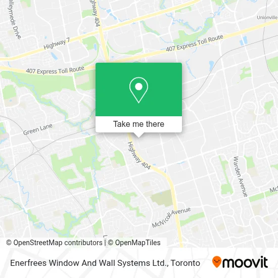Enerfrees Window And Wall Systems Ltd. map