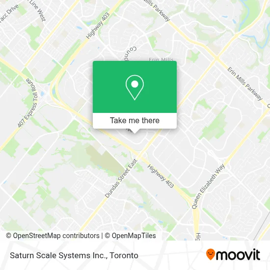 Saturn Scale Systems Inc. map