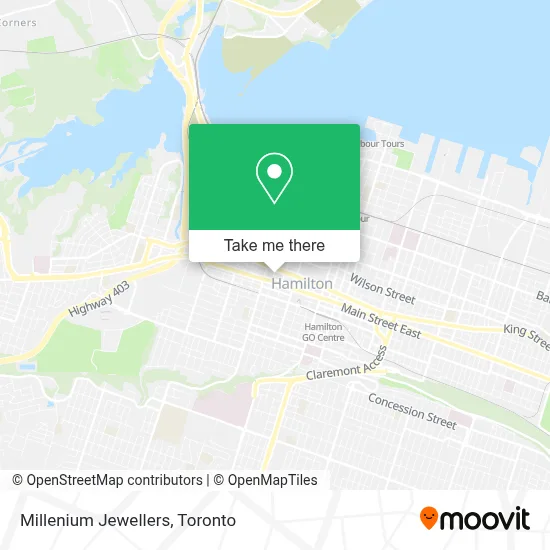 Millenium Jewellers map