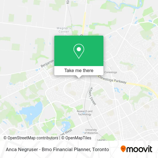 Anca Negruser - Bmo Financial Planner map