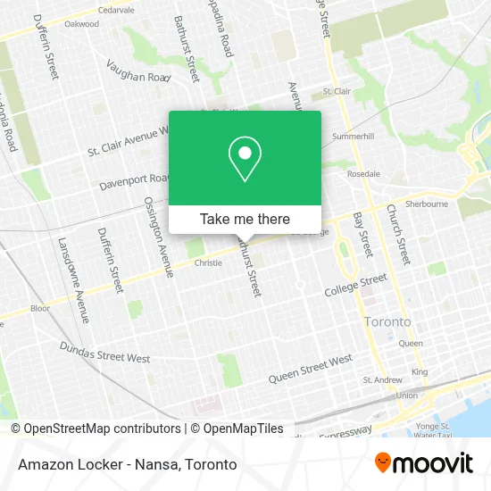 Amazon Locker - Nansa map