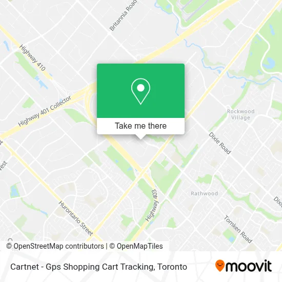 Cartnet - Gps Shopping Cart Tracking map