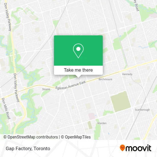 Gap Factory map