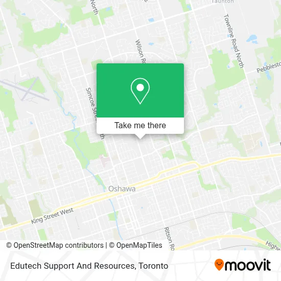 Edutech Support And Resources map