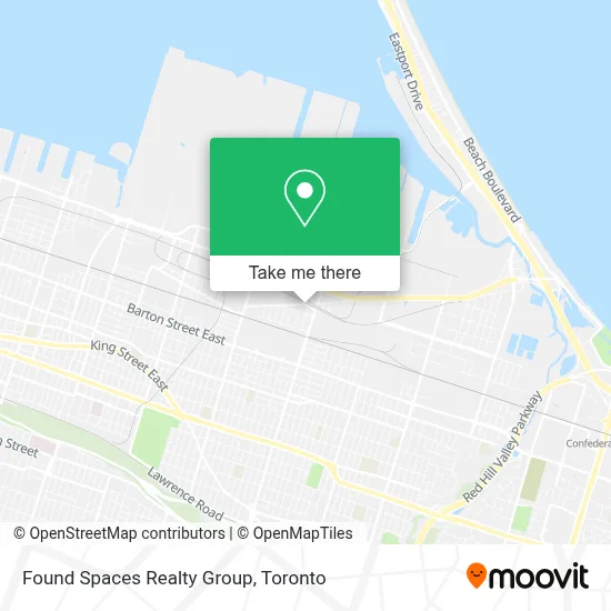 Found Spaces Realty Group map