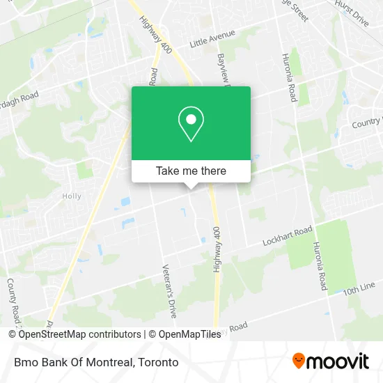 Bmo Bank Of Montreal map