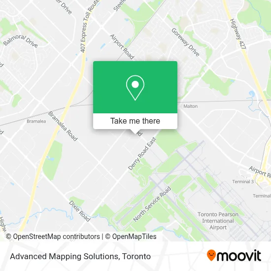 Advanced Mapping Solutions map