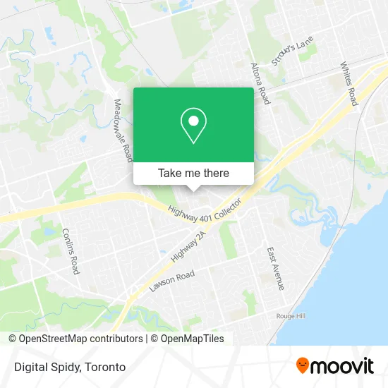 Digital Spidy map
