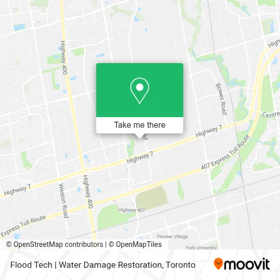 Flood Tech | Water Damage Restoration map