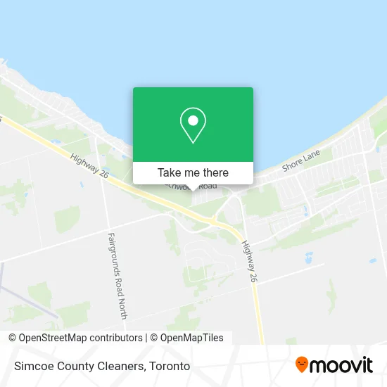 Simcoe County Cleaners map