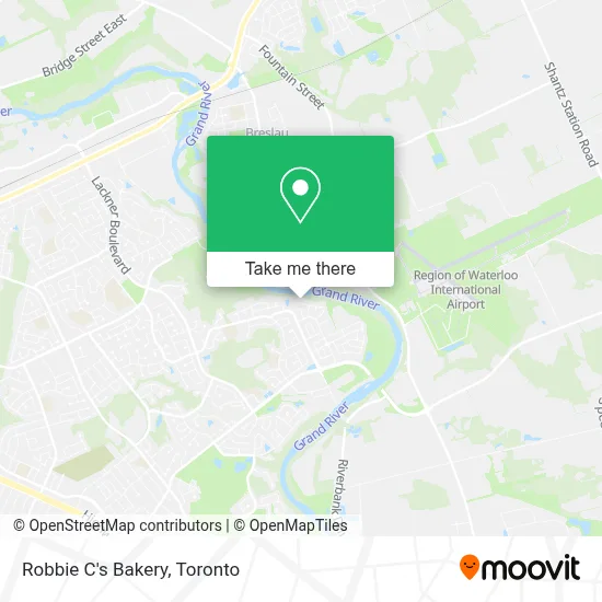 Robbie C's Bakery map