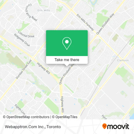 Webapptron.Com Inc. map