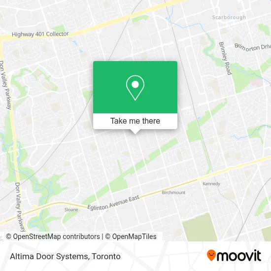 Altima Door Systems map