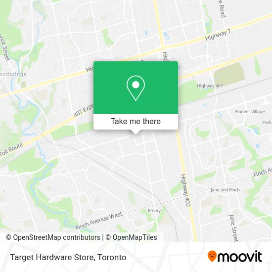 Target Hardware Store plan